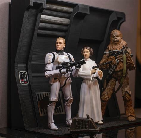 3D Printed Death Star Escape Cell Block 1/12th Black Series Star Wars ...