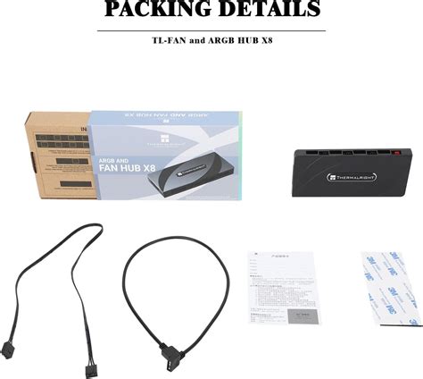 Thermalright Fan and ARGB HUB ×8 ARGB/PWM Hub India | Ubuy