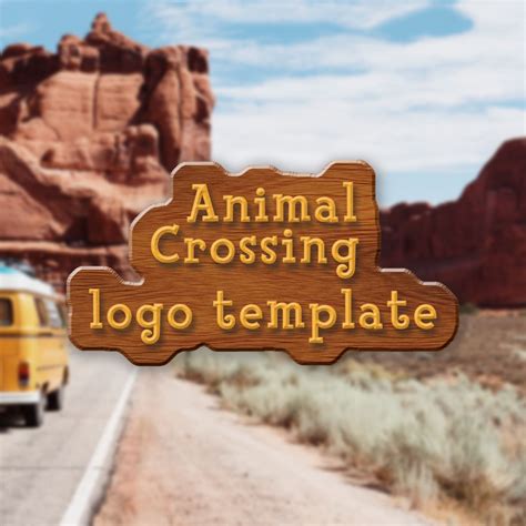 Animal Crossing Logo Template – MasterBundles