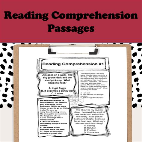 Comprehension Passage Examples 的图像结果