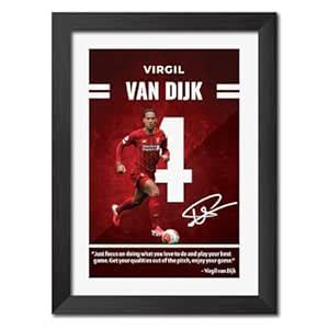 TenorArts Virgil Van Dijk Poster Liverpool Quotes Laminated Photo ...