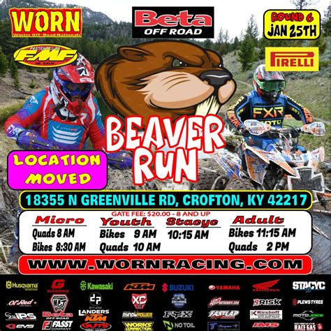 WORN Round 6 2025-2026 - Beaver Run, 18355 N Greenville Rd, Crofton, KY ...