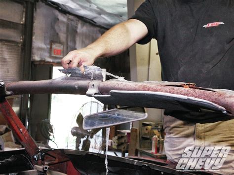 55 Chevy Rear Window Rust Repair 的图像结果