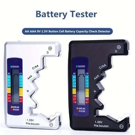 Versatile Battery Tester and Voltage Indicator for Various Cell Types