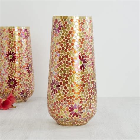Buy Splendid Floral Pattern Vase from Home Centre at just INR 1599.0