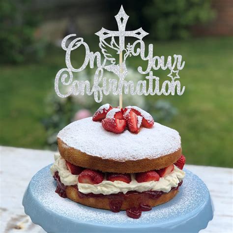 Dejupgar On Your Confirmation Cake Topper, First Holy India | Ubuy