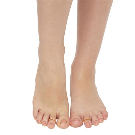 Gold Toned Toe Rings With CZ Glittering – VOYLLA