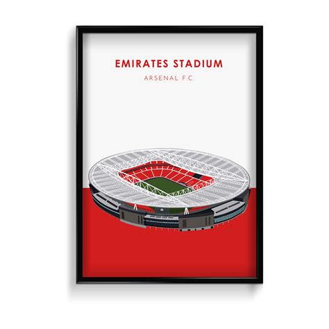 Emirates Stadium Arsenal F.C. Framed Poster (Football Club Posters ...
