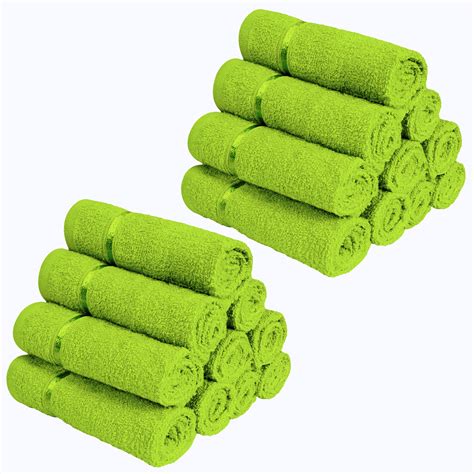 Story@Home 20 Units 100% Cotton Face Towels - Green – StoryAtHome.com
