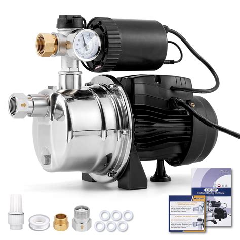 Hanchen 2-IN-1 Water Pressure Booster Pump System for Home with ...