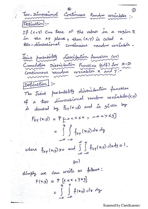 2D CRVs - Udufufuvuvcom - , Two- Dimensional Continuous Random ...