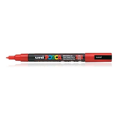 htconline.in| Uni Posca Marker Red PC – 3M