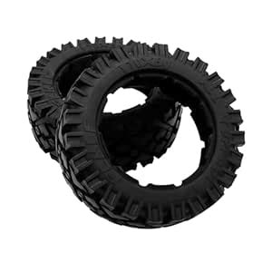 FLMLF Front All Terrain Tire Tread 2PCS fit 1/5 HPI RV King Motor baja ...