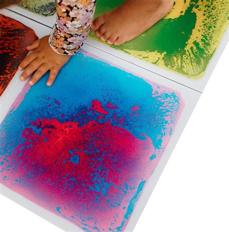 Liquid Floor Tiles┃Vibrant Sensory Play For Children