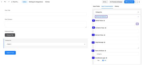 Add Categories Taxonomy Field in Post Forms - Fluent Forms
