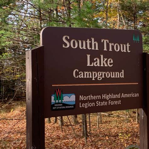 South Trout Lake — Northern Highland State Forest Camping | Boulder ...