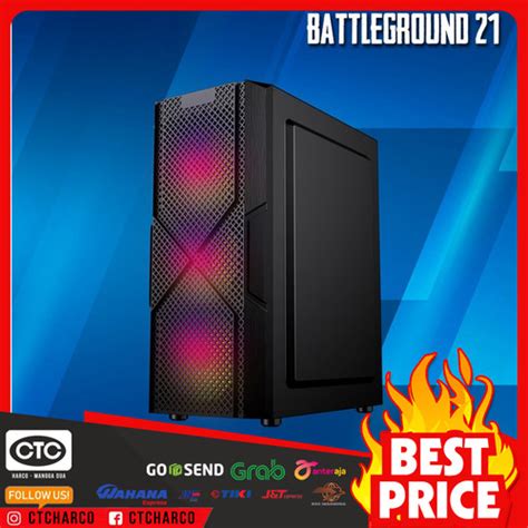 Jual Simbadda Battleground 21 With 3 Fan RGB Casing PC Gaming - Jakarta ...