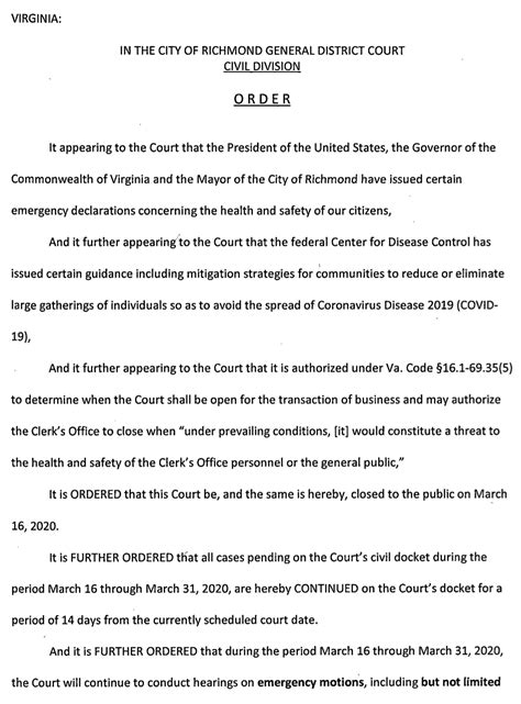 City of Richmond General District Court, Juvenile and Domestic ...