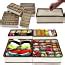 PAffy Set of 4 Foldable Drawer Dividers, Storage Boxes,Innerwear ...