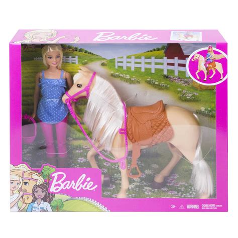 Barbie Doll & Horse Set with Blonde Doll in Riding India | Ubuy