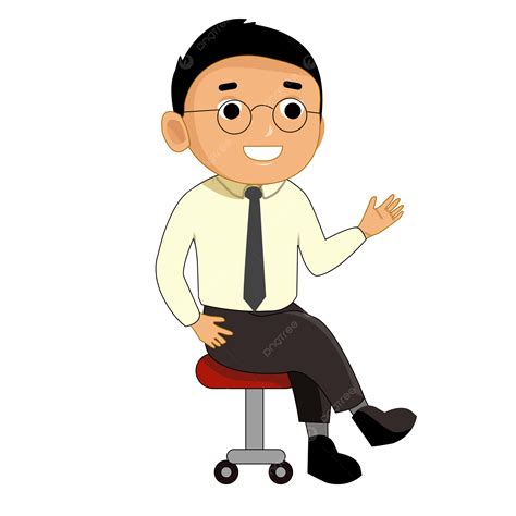 Sit Down Manager, Manager, Sit Down, Management PNG Transparent Clipart ...