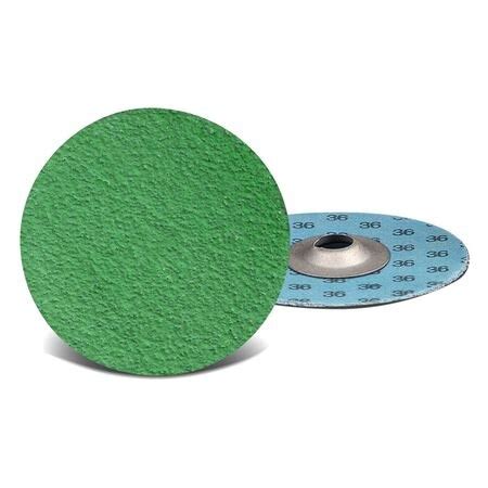 Cgw Abrasives Sanding Disc, 2 T/O, 2-PLY, ZAG, 60G, 2" Dia, No Hole ...