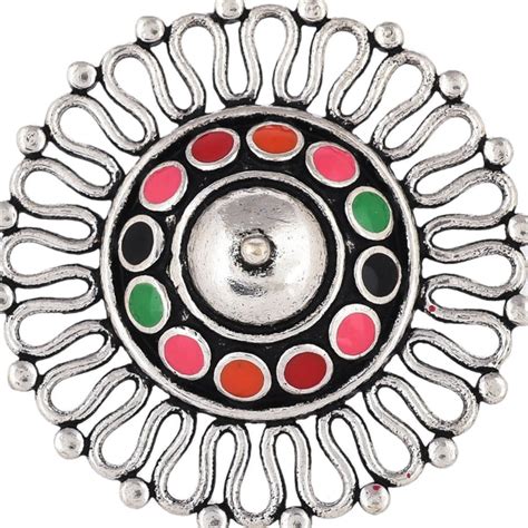 Folklore Cutwork Beaded Cocktail Ring – VOYLLA