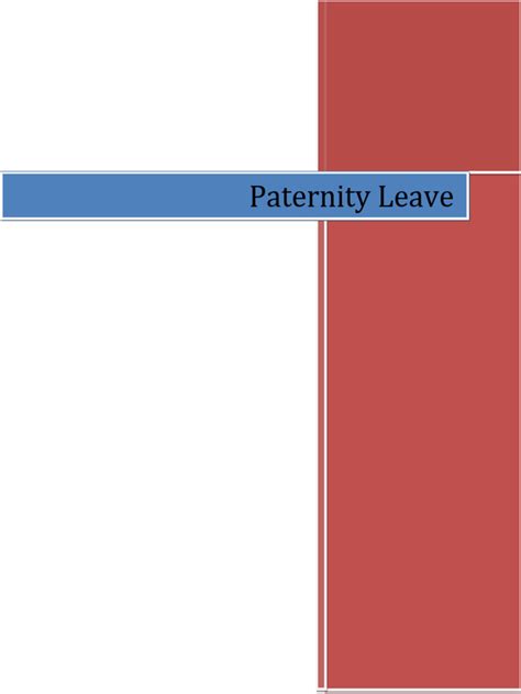 Image result for Paternity Leave Declaration Form
