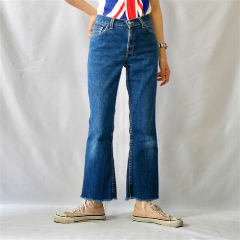 00s Made in USA 517 stretch bootcut denim pants アメリカ製リーバイスストレッチブーツカット ...
