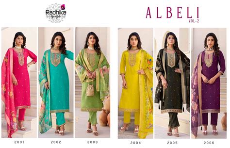 Albeli Vol 2 Radhika Lifestyle Shimmer Readymade Pant Style Suits Whol ...