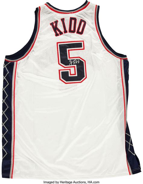 Jason Kidd Signed New Jersey Nets Jersey.... Basketball | Lot #41164 ...