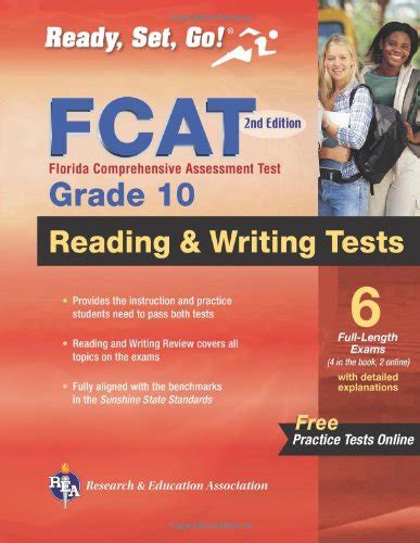 Buy FCAT Grade 10 Reading & Writing Tests (Ready, Set, Go!) Book Online ...