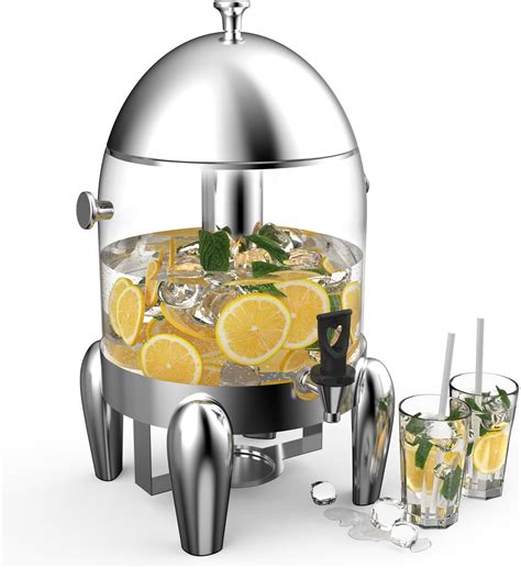 Amazon.com | 2 Gallons Beverage Dispenser With Stand, Drink Dispenser ...