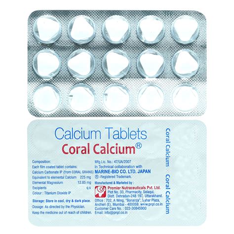 Buy Coral Calcium Tablet | 19 Minutes Delivery | Apollo Pharmacy