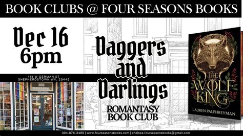 Daggers & Darlings | The Wolf King by Lauren Palphreyman, Four Seasons ...