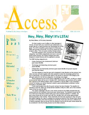 Fillable Online michigan sheryl mase library michigan form Fax Email ...