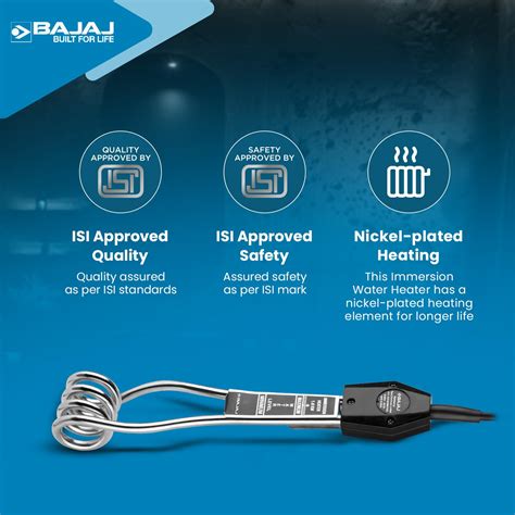 Bajaj Immersion Rods – Bajaj Electricals India