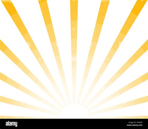 Half Sun Rays retro background, yellow colored sunburst stylish. Shine ...
