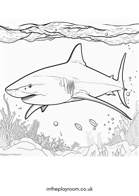 18 Free Printable Shark Coloring Pages For Kids - In The Playroom