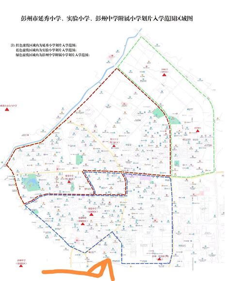 2022年新会圭峰会城小学学区划分图- 江门本地宝