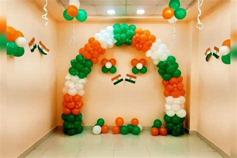 Tri-Color Independence Day Decoration at Office/ Shop/cafes