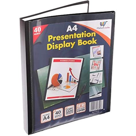 Habercrafts A4 Display Book Certificate Folder 40 Pocket Display India ...