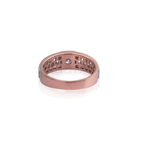Crownline Roman Bar Diamond Ring - Avira Diamonds