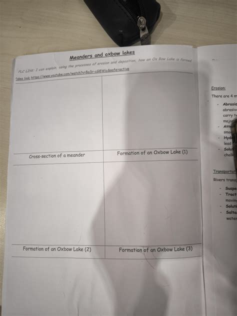 PLC LINK: I can explain, using the processes of erosion and deposition ...