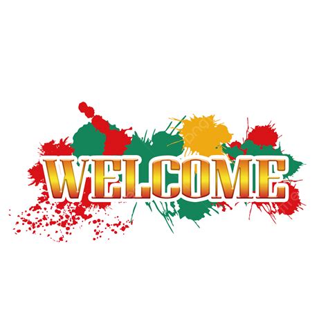 Welcome Clipart Hd PNG, Welcome Clipart Inkjet Brush, Welcome Clip Art ...