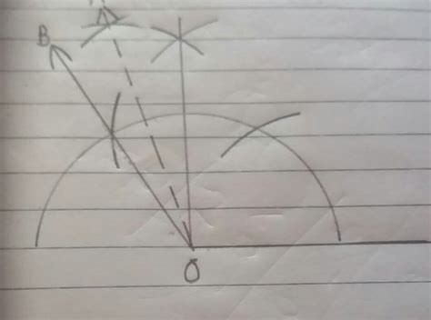 construct an obtuse angle and draw bisector of its supplement - Brainly.in