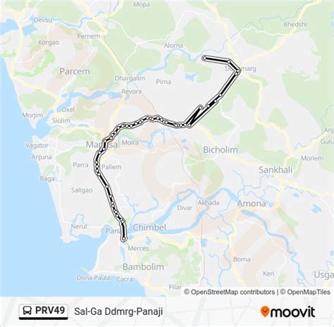 PRV49 Route: Schedules, Stops & Maps - Sal-Ga Ddmrg-Panaji (Updated)