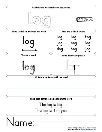Learning Log Words 的图像结果