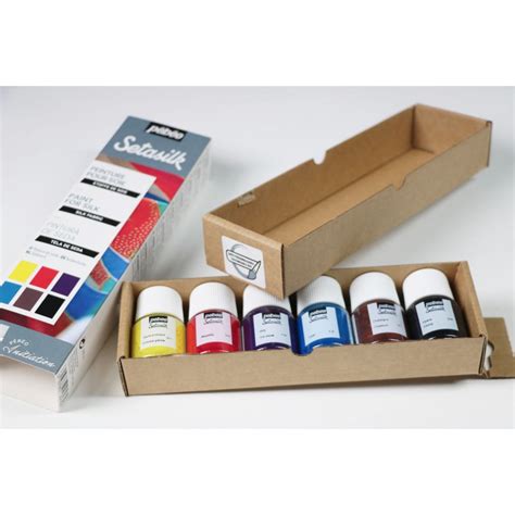 Pebo Setasilk Paint - 6 x 20 ML bottles - Initiation Set | Art Lounge
