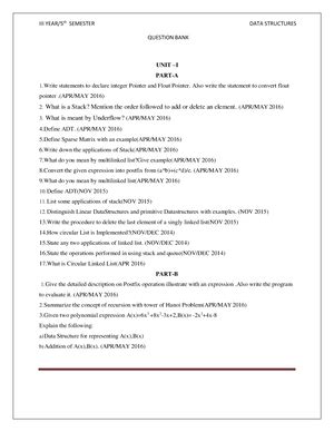 DS(U5) - Data Structures Lecture Notes - UNIT V Tables: Rectangular ...